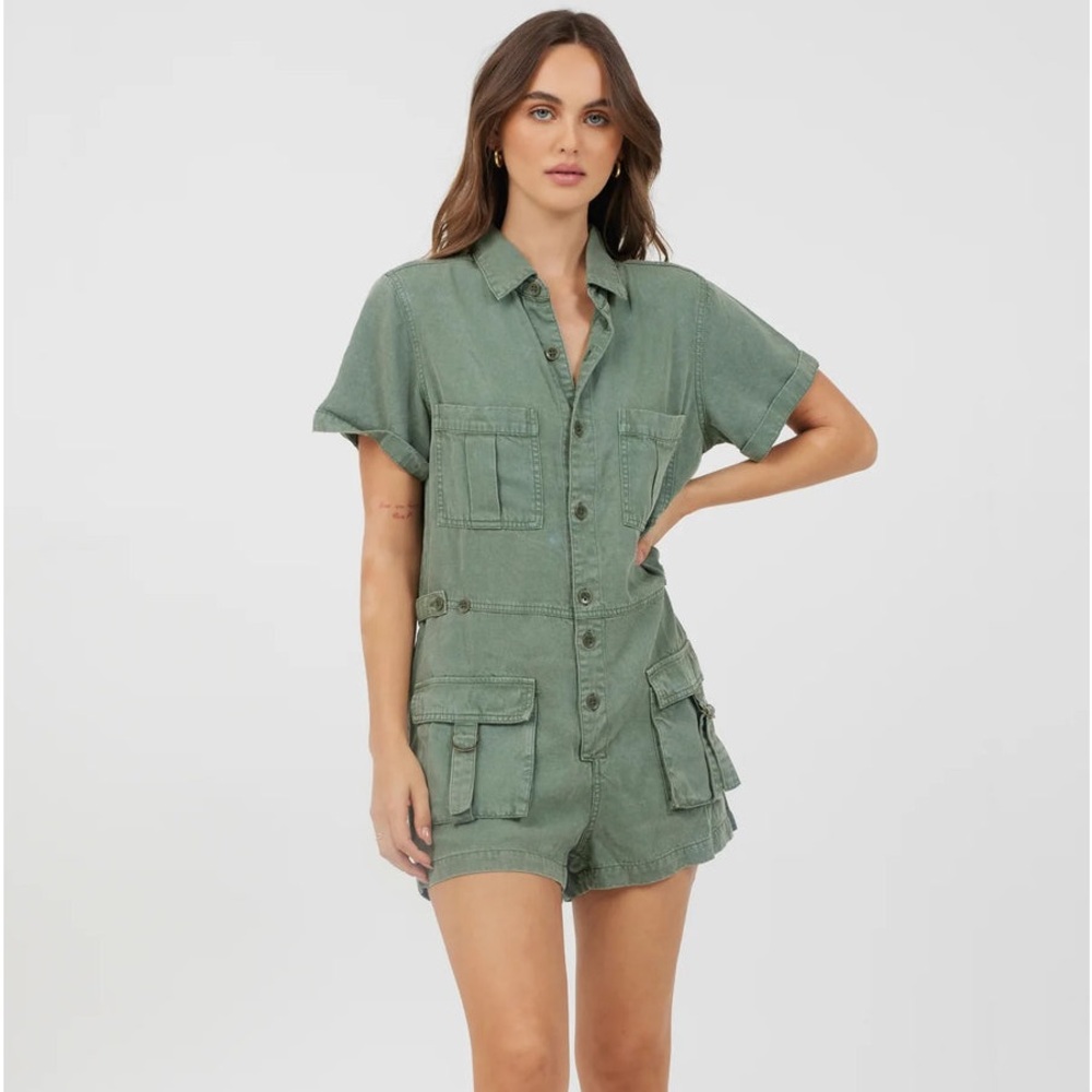 Vintage Havana utility romper